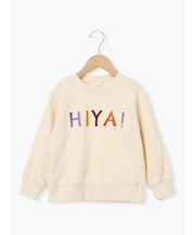 ロゴ刺繍トレーナー