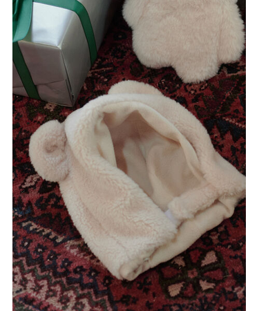 クマ耳ボアフード