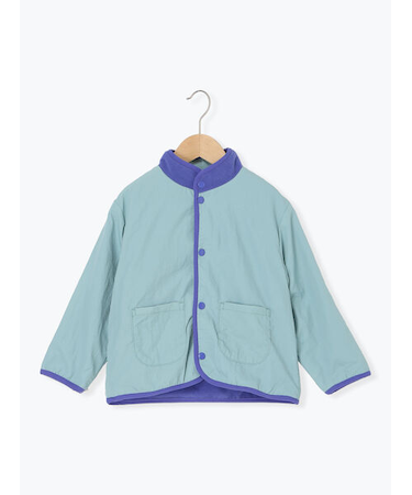 【撥水】ナイロン×フリースリバーシブルブルゾン