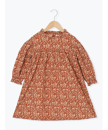 花柄ワンピース