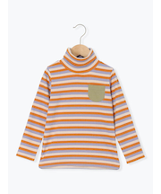 テレコボーダータートルネックカットソー