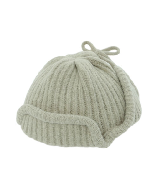 リブニットフライトキャップ