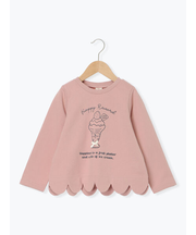 ◎パフェプリント裾スカラップロンT