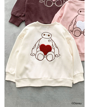 【Disney】ベイマックス/ハート刺繍トレーナー