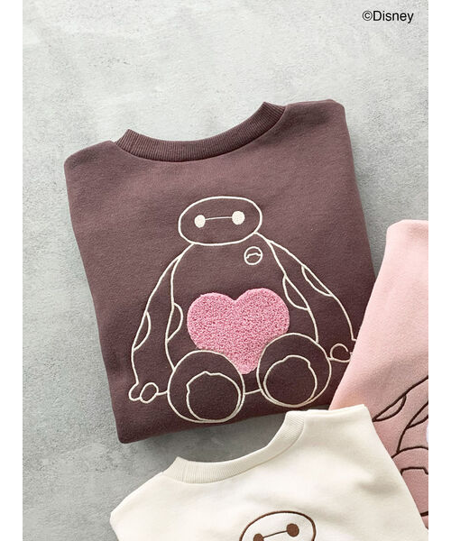 Disney】ベイマックス/ハート刺繍トレーナー｜サマンサモスモス