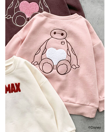 【Disney】ベイマックス/ハート刺繍トレーナー