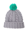 配色ポンポンニット帽