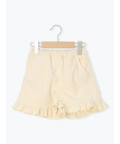 カットコール裾フリルショートパンツ