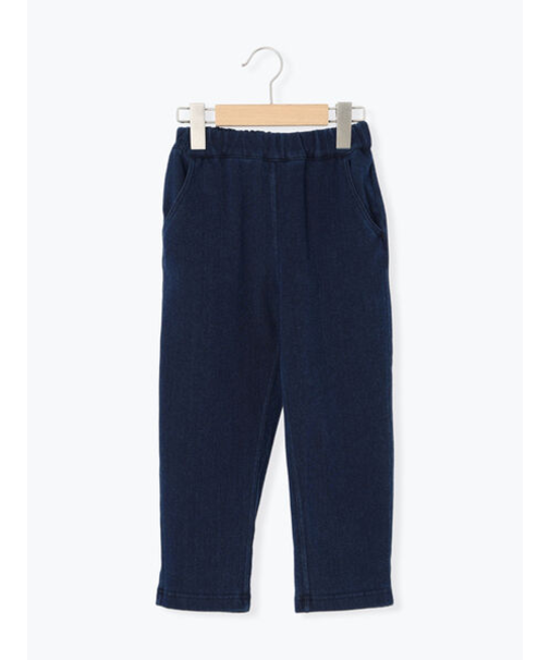 裏起毛カットデニムパンツ