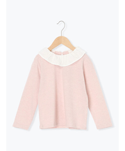 襟付きテレコカットソー