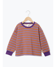 マルチボーダー裏起毛トレーナー