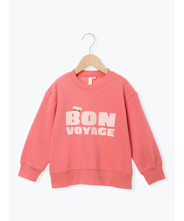 バス刺繍裏起毛トレーナー