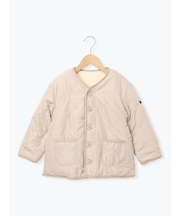 【撥水】キルト×ボアリバーシブルブルゾン