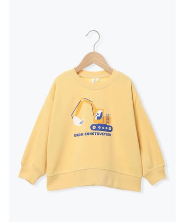 働く車プリントトレーナー