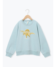 恐竜プリント裏起毛トレーナー