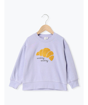 クロワッサンさがら刺繍トレーナー