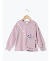 ポシェット付きトレーナー