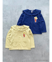 【おさるのジョージ】セーラーカラーカーディガン