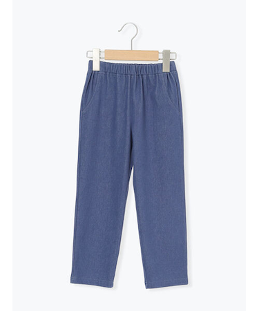 【おさるのジョージ】デニム風カットツイルパンツ