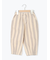 ストライプ柄コクーンパンツ