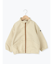 【撥水】チェック柄ウィンドブレーカー