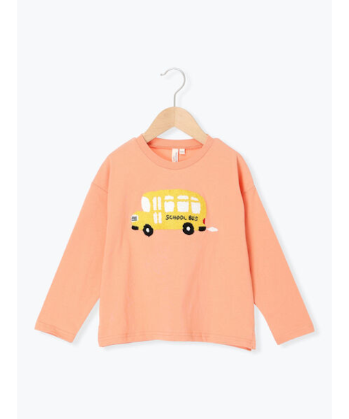 スクールバスさがら刺繍ロンT