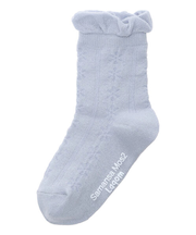 透かし編みソックス