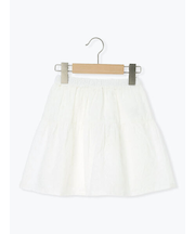 レース切替えティアードスカート