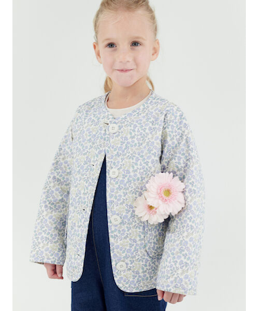 花柄キルトジャケット