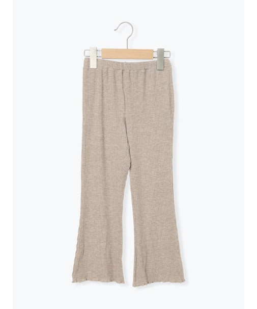 針抜きテレコフレアパンツ