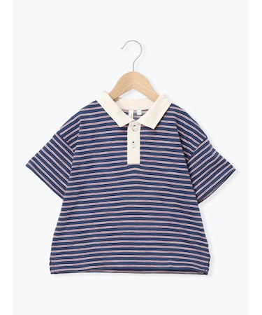 マルチボーダーポロシャツ