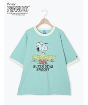 【FRUIT OF THE LOOM】PEANUTS リンガーT大人