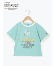 【FRUIT OF THE LOOM】PEANUTS プリントリンガーT