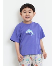 【吸水速乾】サメ刺繍Tシャツ