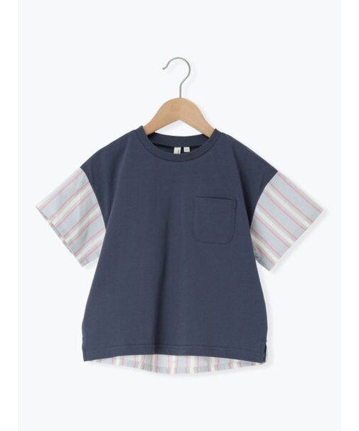 ☆ストライプ切替Tシャツ