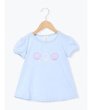 【吸水速乾】貝殻プリントTシャツ