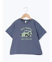 【吸水速乾】車プリントTシャツ