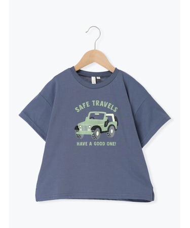 【吸水速乾】車プリントTシャツ