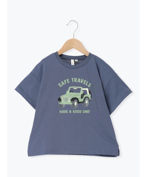 【吸水速乾】車プリントTシャツ