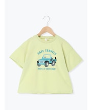 【吸水速乾】車プリントTシャツ