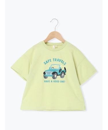 【吸水速乾】車プリントTシャツ