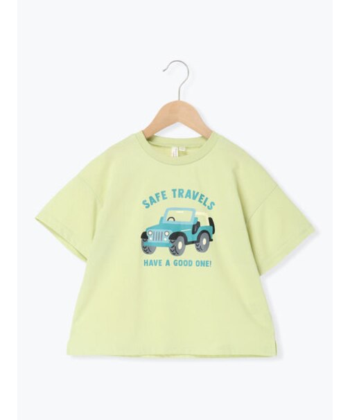 【吸水速乾】車プリントTシャツ
