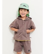 【接触冷感】メッシュフード付き半袖T