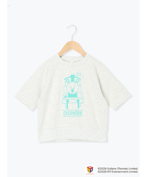 【きかんしゃトーマス】6分袖スウェットTシャツ