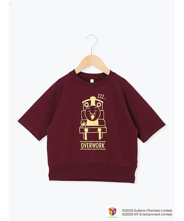【きかんしゃトーマス】6分袖スウェットTシャツ