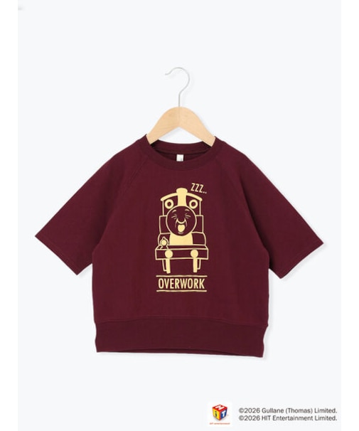 【きかんしゃトーマス】6分袖スウェットTシャツ