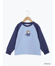 【Disney】ズートピア/刺繍入りラグランロンT