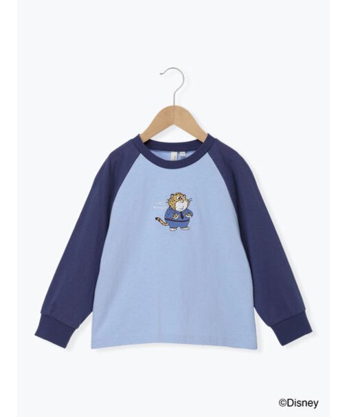【Disney】ズートピア/刺繍入りラグランロンT
