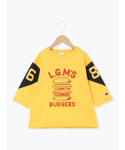 Champion別注】7分袖フットボールTシャツ｜サマンサモスモス ラーゴム