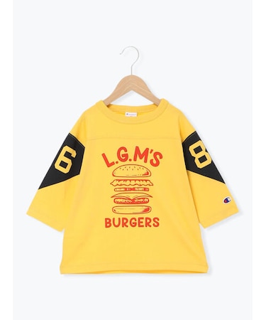 【Champion別注】7分袖フットボールTシャツ